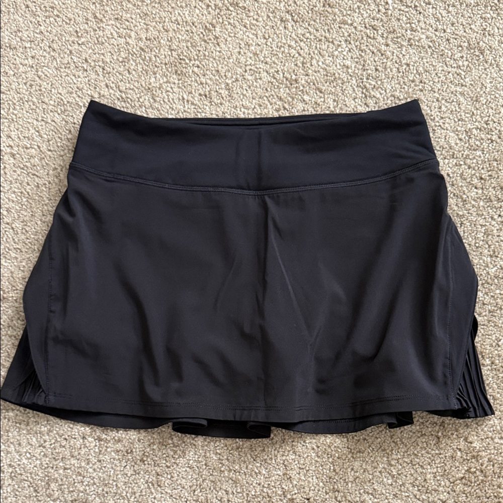 Lulu Black Athletic Skort